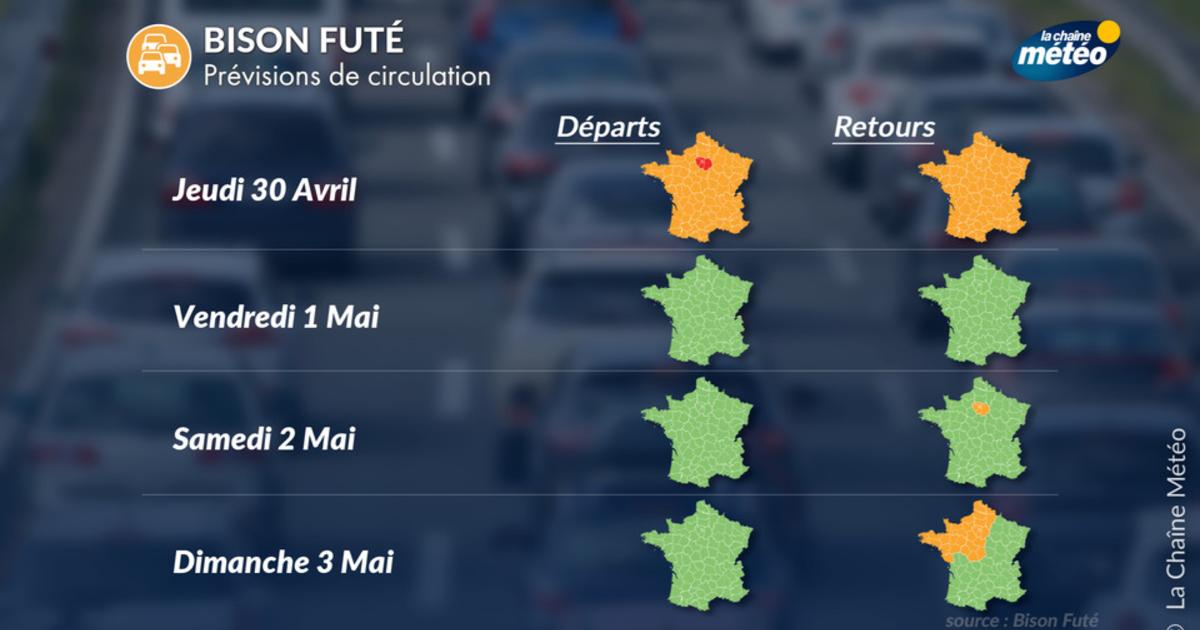 Week-end prolongé du 1er au 3 mai : trafic et météo, à quoi vous attendre jour par jour ?