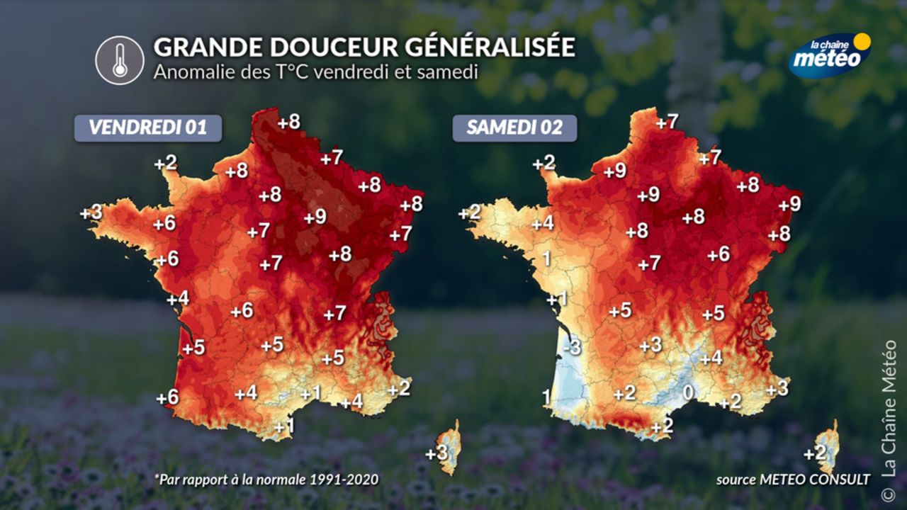 Douceur printanière en France avant les orages