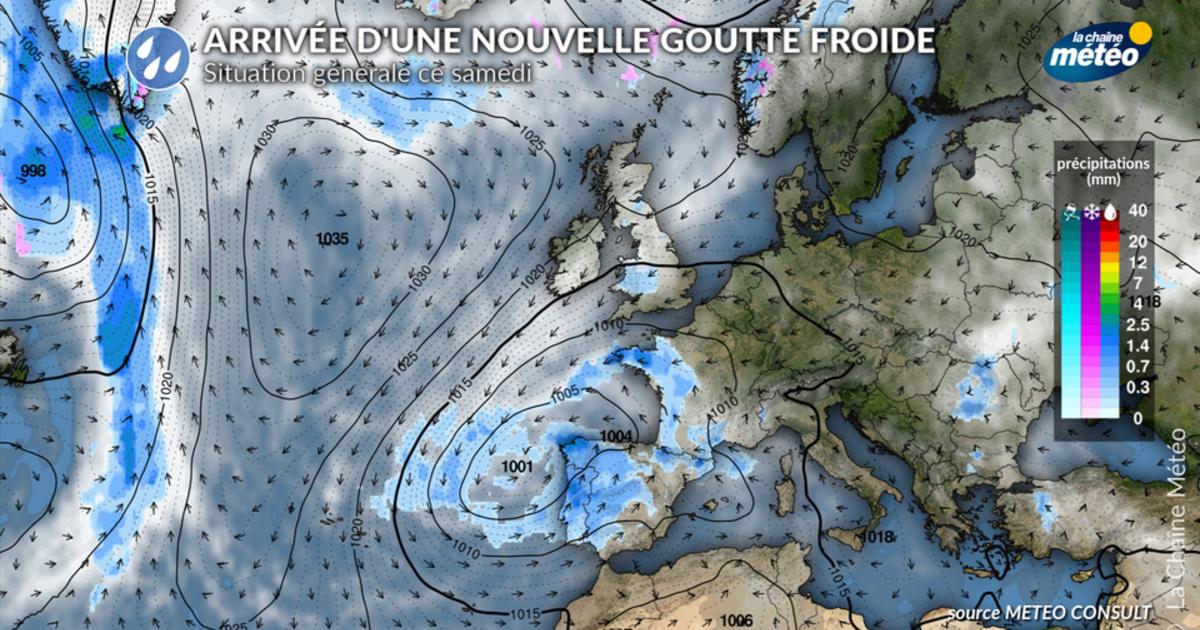 Goutte froide : nouvelle dégradation orageuse en vue pour le week-end prolongé du 8 mai