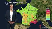 Pollens et allergies ce samedi : risque maximal dans le sud-est sous l’effet du vent, répit relatif au nord grâce aux averses