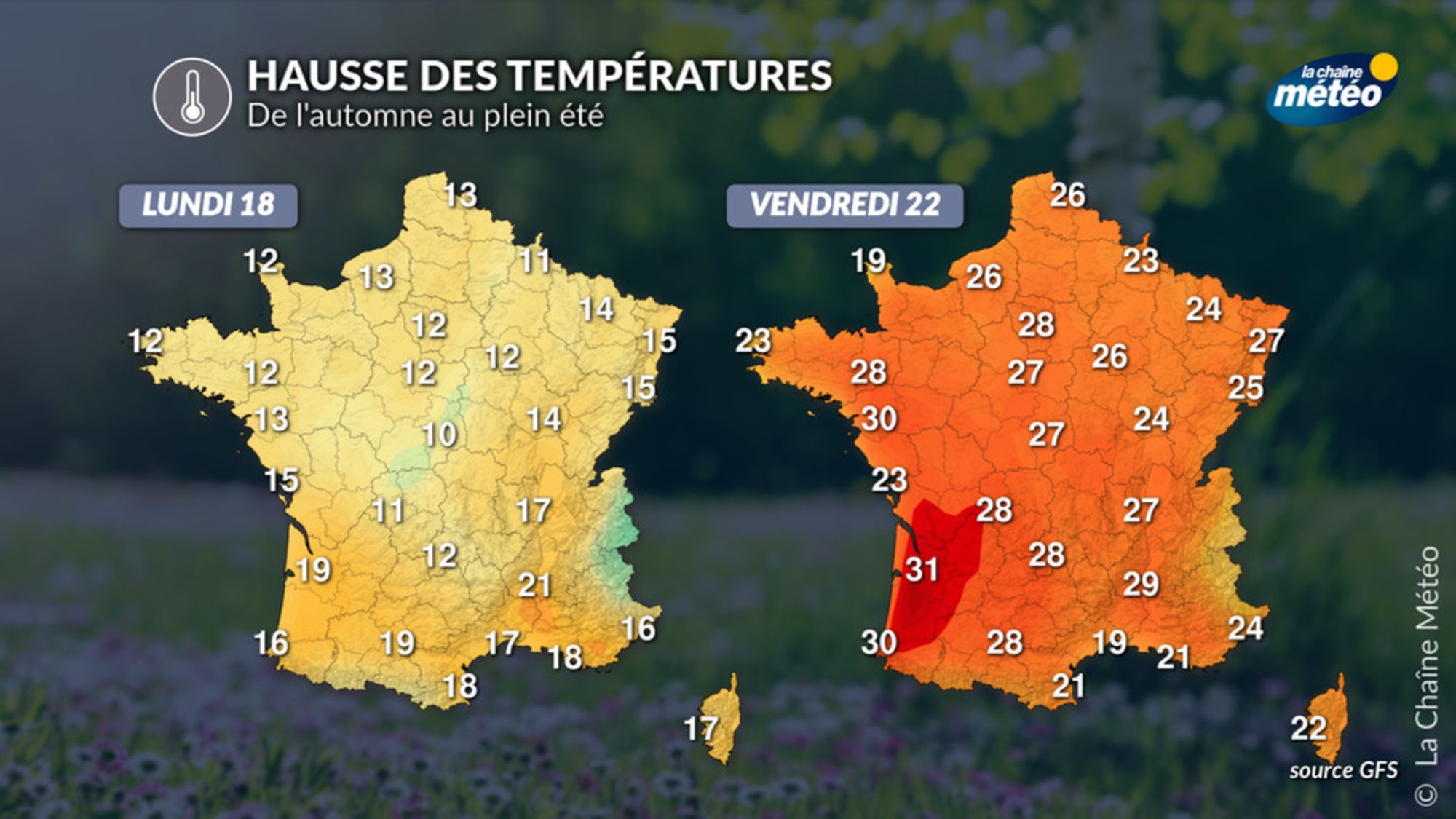 Chaleur : l'été arrive à partir du milieu de la semaine, jusqu'à plus ...