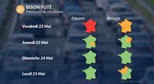 Week-end de la Pentecôte : trafic chargé vendredi, chaleur estivale et retours compliqués lundi