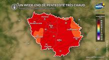 Forte chaleur ce week-end de Pentecôte en Île-de-France : 32°C à l'ombre à Paris