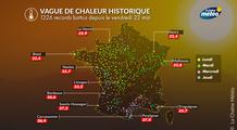 Canicule et vague de chaleur : plus de 1200 records mensuels en 7 jours, jusqu'à 39°C à Fitou (11)
