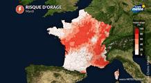 Orages violents en France : la première dégradation orageuse généralisée de l'année ce mardi