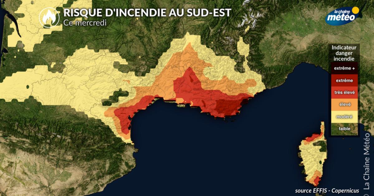 Épisode de mistral ce mercredi : le risque d'incendie augmente fortement dans le sud-est