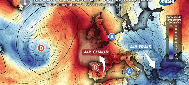 Retour de la chaleur en France : va-t-on vers un pic, une vague ou un dôme de chaleur ?