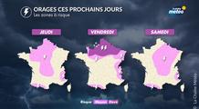 Canicule : chaleur extrême et risque d’orages parfois violents jusqu’à samedi