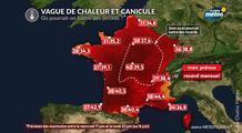 Canicule : plusieurs records de chaleur historiques menacés entre dimanche et lundi