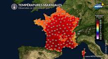 Début de la canicule en France : déjà de très fortes chaleurs au sud ce mercredi, jusqu'à 37,4°C à Revel (31)