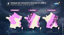 Choc thermique : vers de violents orages ce week-end