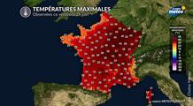 Canicule historique ce vendredi 26 juin : jusqu'à 42,7°C à Mussy-sur-Seine (10), 138 records mensuels battus