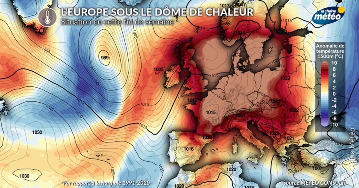 Canicule : records historiques de températures en Europe