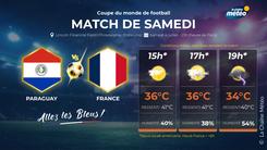 Coupe du monde 2026 : les Bleus défient la chaleur extrême ce samedi pour le match Paraguay - France