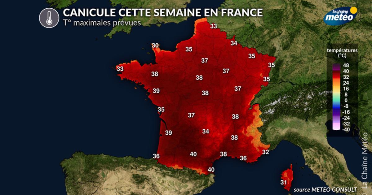 Canicule en France : top 10 des villes les plus chaudes cette semaine
