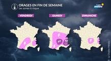 Canicule en France : des orages localement violents attendus ce week-end