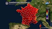 Canicule en France : 7 records absolus et 37 records mensuels, jusqu'à 43°C à Moulès-et-Baucels (34) ce mercredi