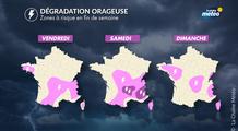 Canicule en France : des orages localement violents attendus ce week-end