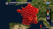 Canicule en France : la chaleur extrême s'étend encore ce jeudi, jusqu'à 42,5°C à Argeliers (11)