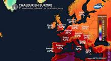 Dôme de chaleur : une grande partie de l'Europe confrontée à la canicule