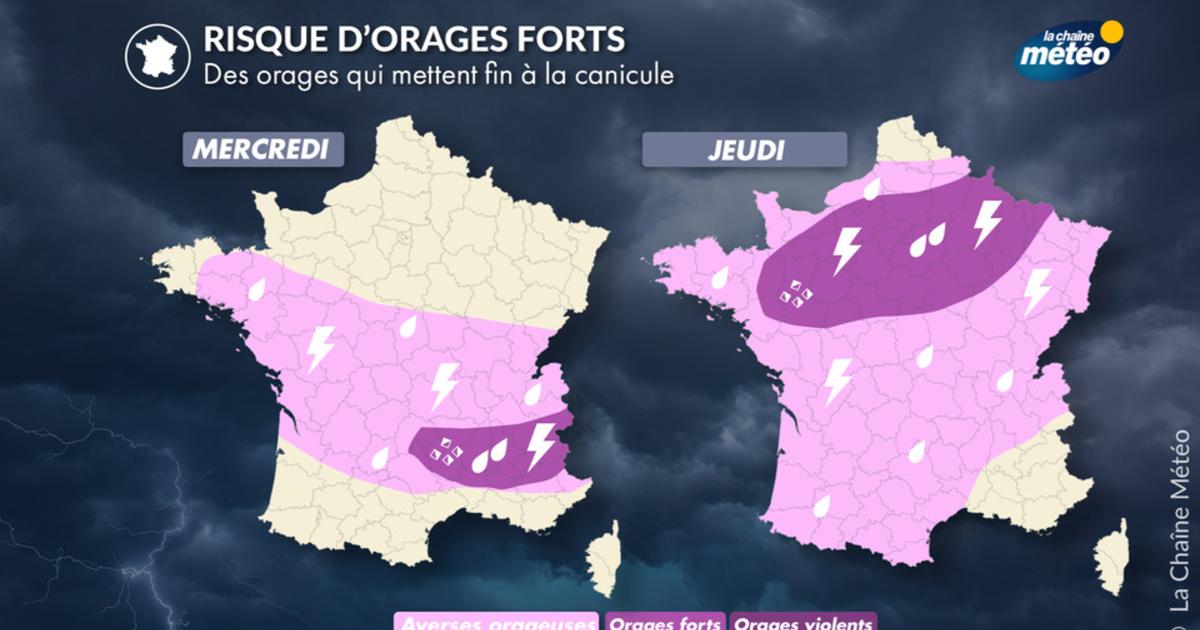 Canicule : vers des orages violents avant la fin des fortes chaleurs ?