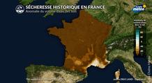 Sécheresse historique en France : nouvelle période durable de temps sec après les orages