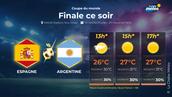 Match de la finale de la Coupe du monde : une météo estivale à New York pour Argentine-Espagne
