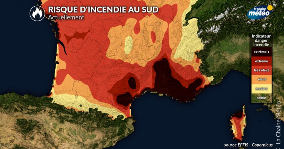 Incendies en France : semaine à risque, extrême au sud-est