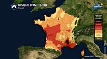 Incendies en France : risque très élevé à extrême ce mardi au sud et à l'ouest