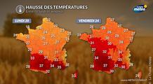 Météo : la chaleur remonte vers le nord, la canicule recule au sud-est