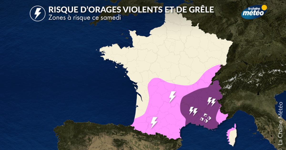 Orages violents ce week-end : fortes pluies et grêle, quelles sont les régions concernées ?