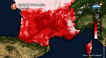 Orages violents ce samedi : fortes pluies, grêle et rafales jusqu’à 100 km/h