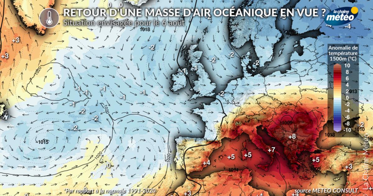 Changement de temps : ce qui vous attend à partir du 6 août