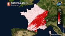 Orages parfois violents ce vendredi : quelles sont les régions les plus exposées ?