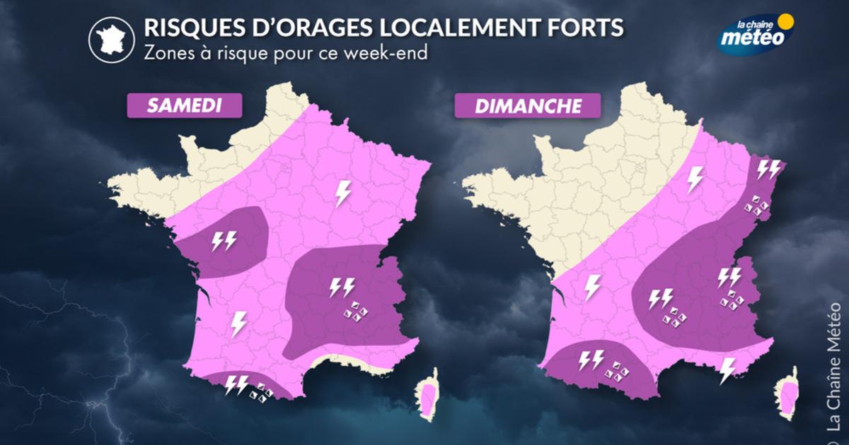 Retour des orages ce week-end : quelles régions seront les plus exposées ?