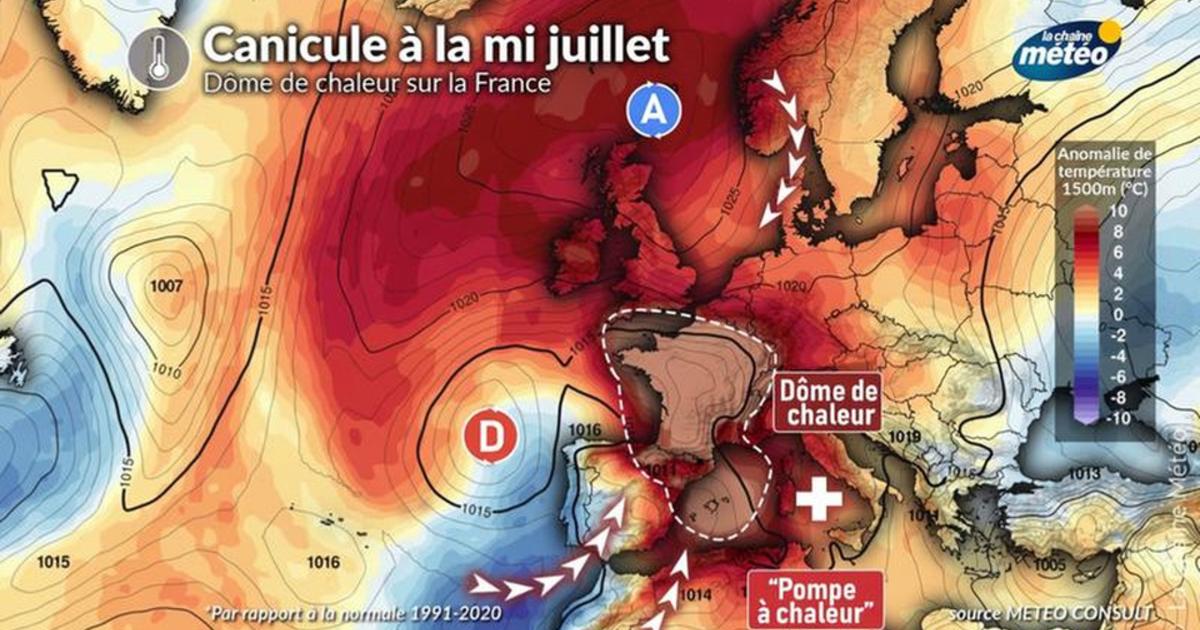 Pourquoi le centre de la France dépasse-t-il si souvent les 40°C cet été ?