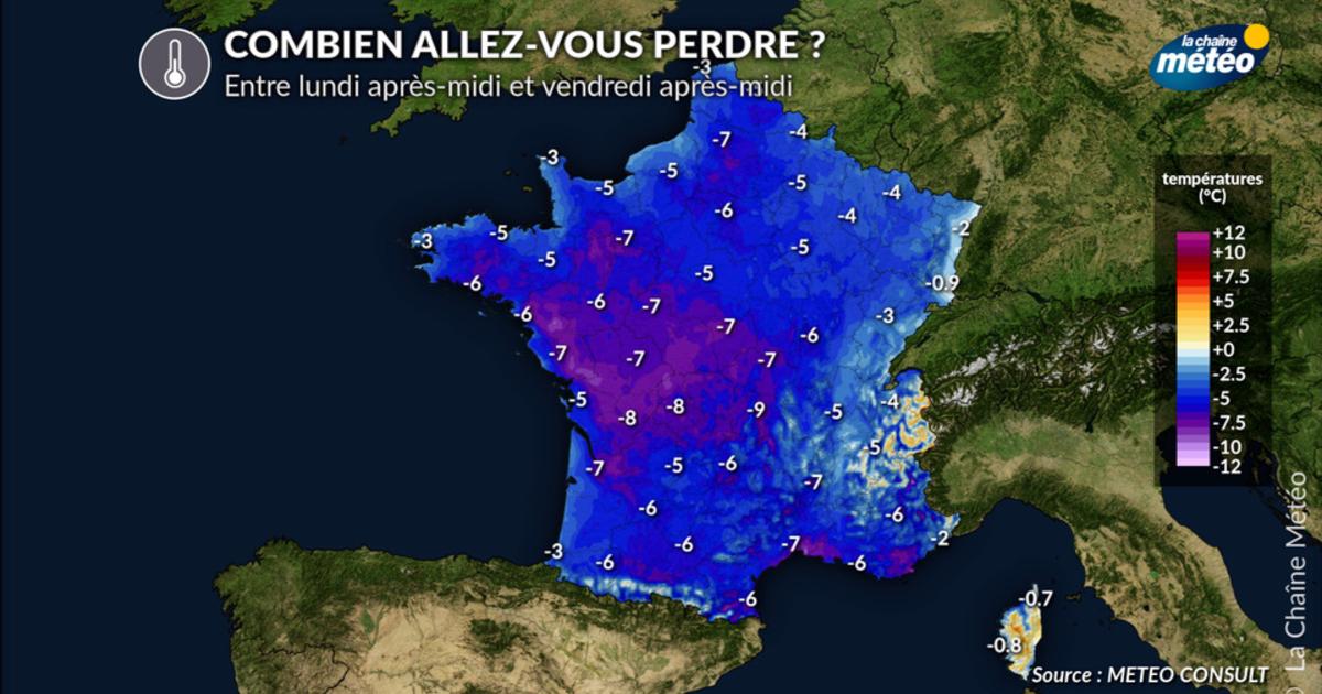 Baisse confirmée des températures en fin de semaine, on va pouvoir respirer !