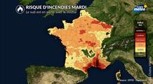 Incendies : amélioration au nord, risque très élevé en Provence