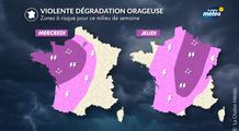 Violents orages en France : une dégradation majeure attendue entre mercredi et jeudi