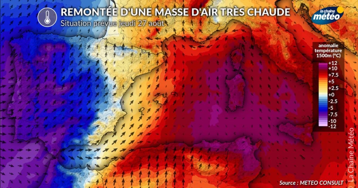 Coup de chaud et sirocco : jusqu’à 45°C du Maghreb au sud de l’Italie