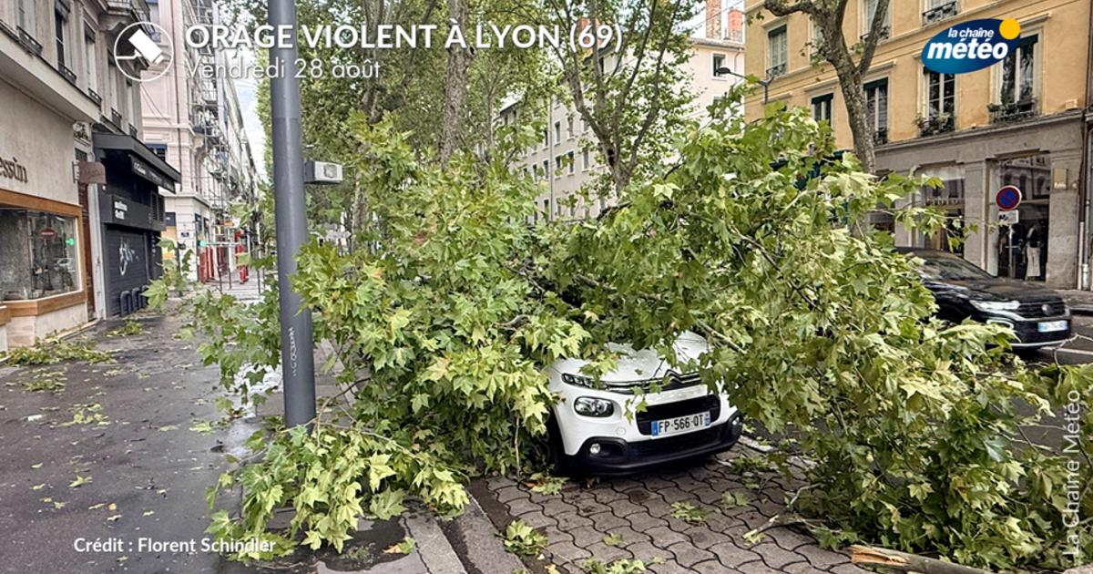 Bilan des orages violents : grêle de 8 cm dans le Doubs, rafale à 142 km/h en Seine-et-Marne et pluies intenses