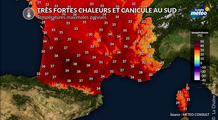 Très fortes chaleurs : jusqu’à 38°C dès vendredi, plusieurs départements proches des seuils de canicule