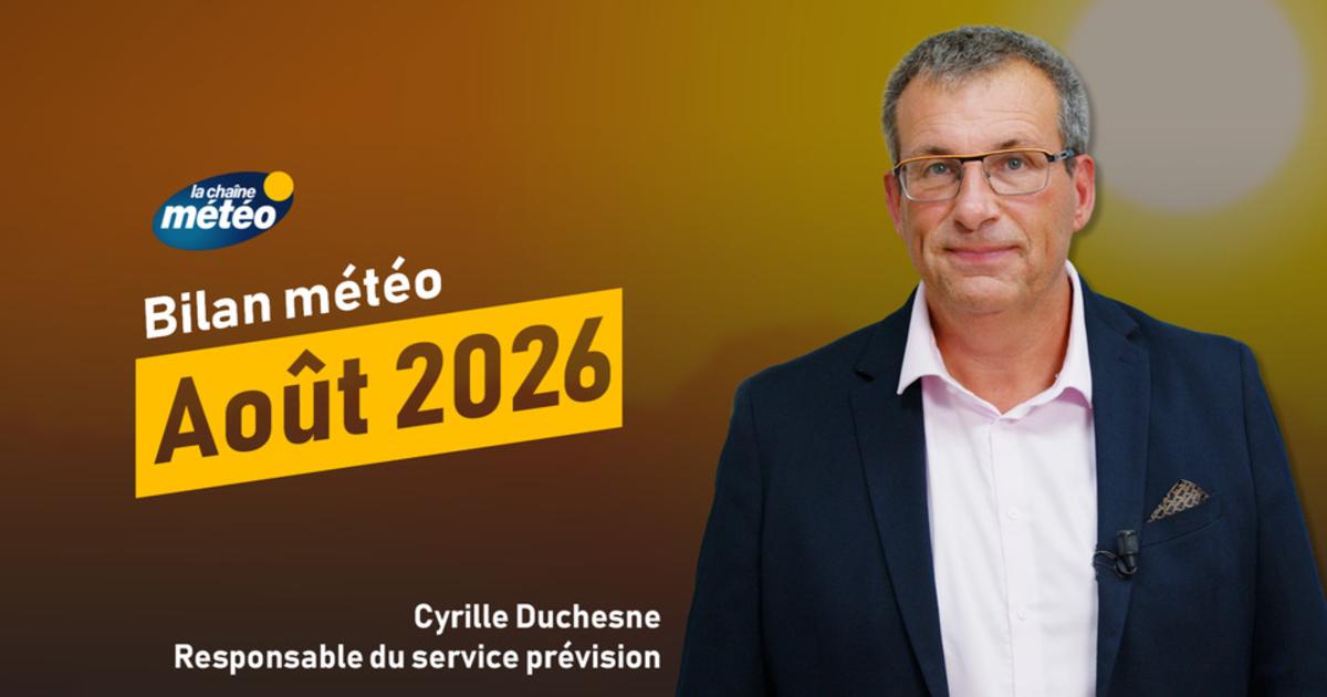Bilan météo d'août 2026 : au 2ème rang des plus chauds après le mois d'août 2003, orages parfois violents