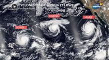 Trois cyclones simultanés dans le Pacifique Nord : pourquoi une telle activité ?