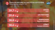 Canicule ce samedi, suivi : jusqu'à 40°C en Roussillon, 60 records mensuels de chaleur battus à 16 h