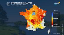 Nappes phréatiques : la majorité des nappes sous les normales, la sécheresse pourrait se prolonger cet automne