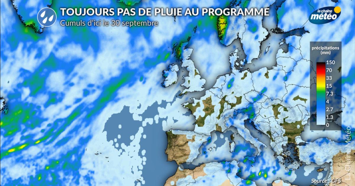 Sécheresse : pas de pluie significative à attendre d'ici la fin du mois