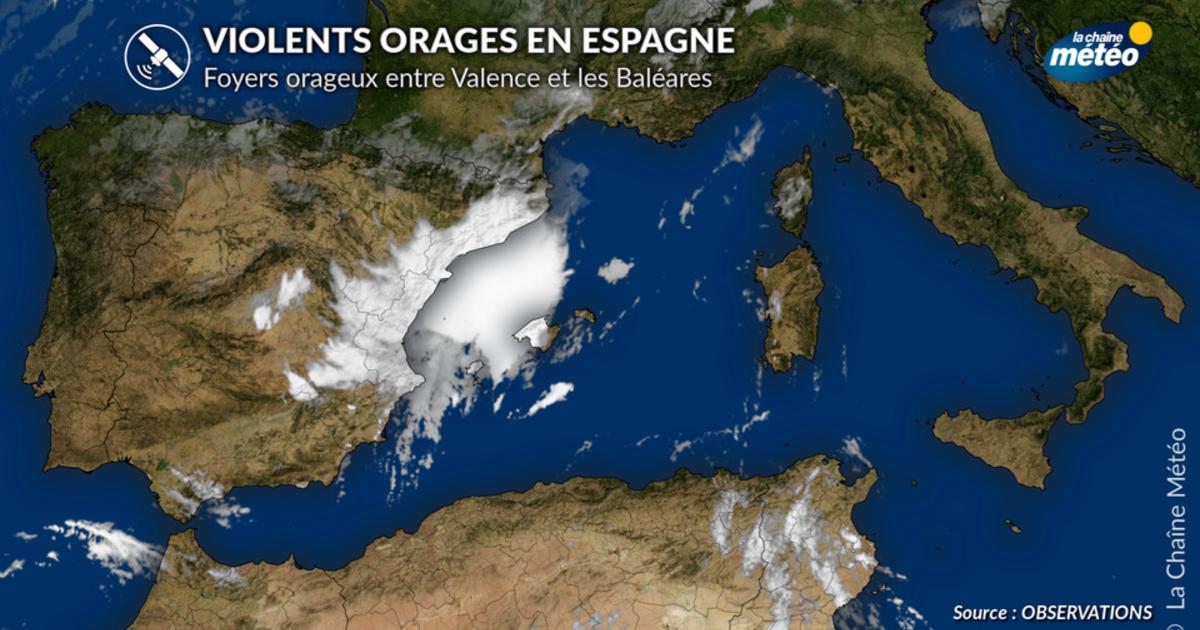 Espagne : violents orages et inondations de Valence à Barcelone
