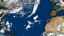 Atlantique : la tempête tropicale Fay évolue au sud des Açores ce lundi