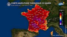 Fortes amplitudes thermiques : jusqu'à 20°C d'écart entre le matin et l'après-midi cette semaine